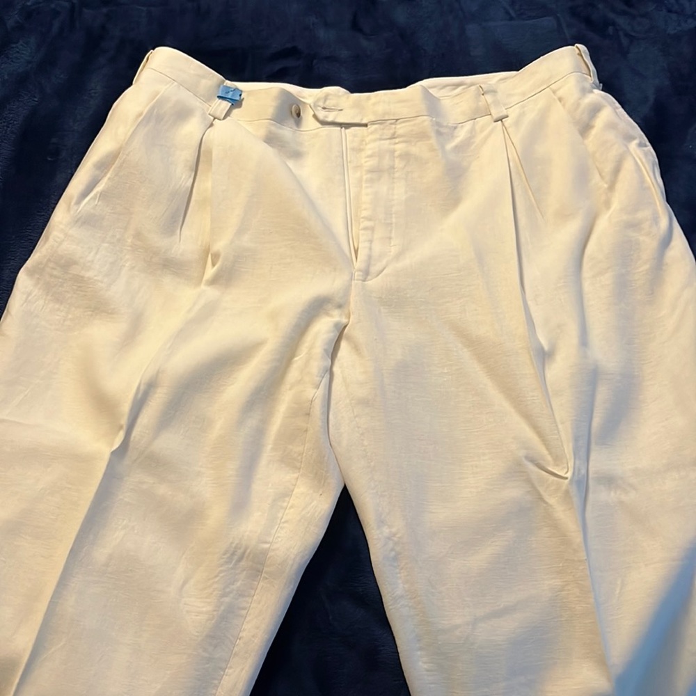 Sean John cream linen